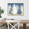 Snowy Christmas Trees by PI Studio Canvas Wall Art Print Framed